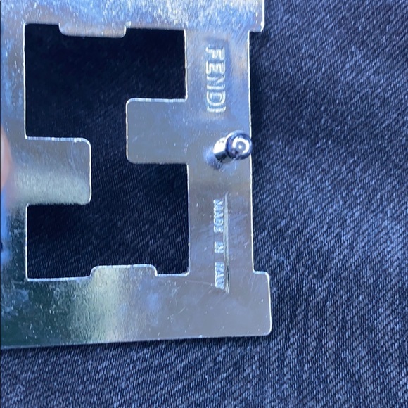 Fendi Zucca multicolored unisex belt 46/115 - Picture 2 of 4